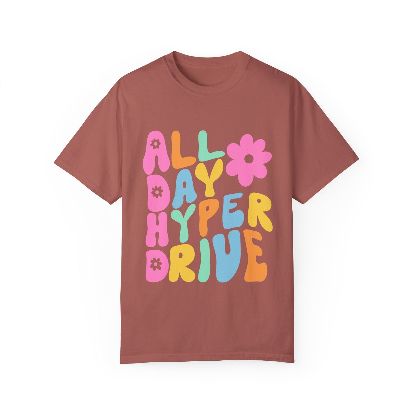 ADHD Funny Floral T-shirt
