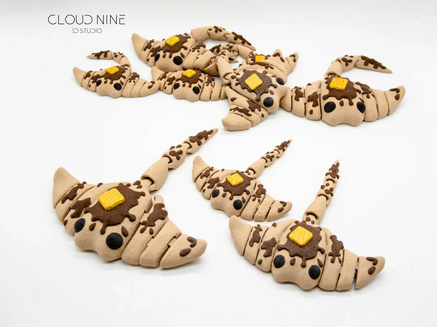 Flappy Jack, Pancake Stingray, Fidget Toy