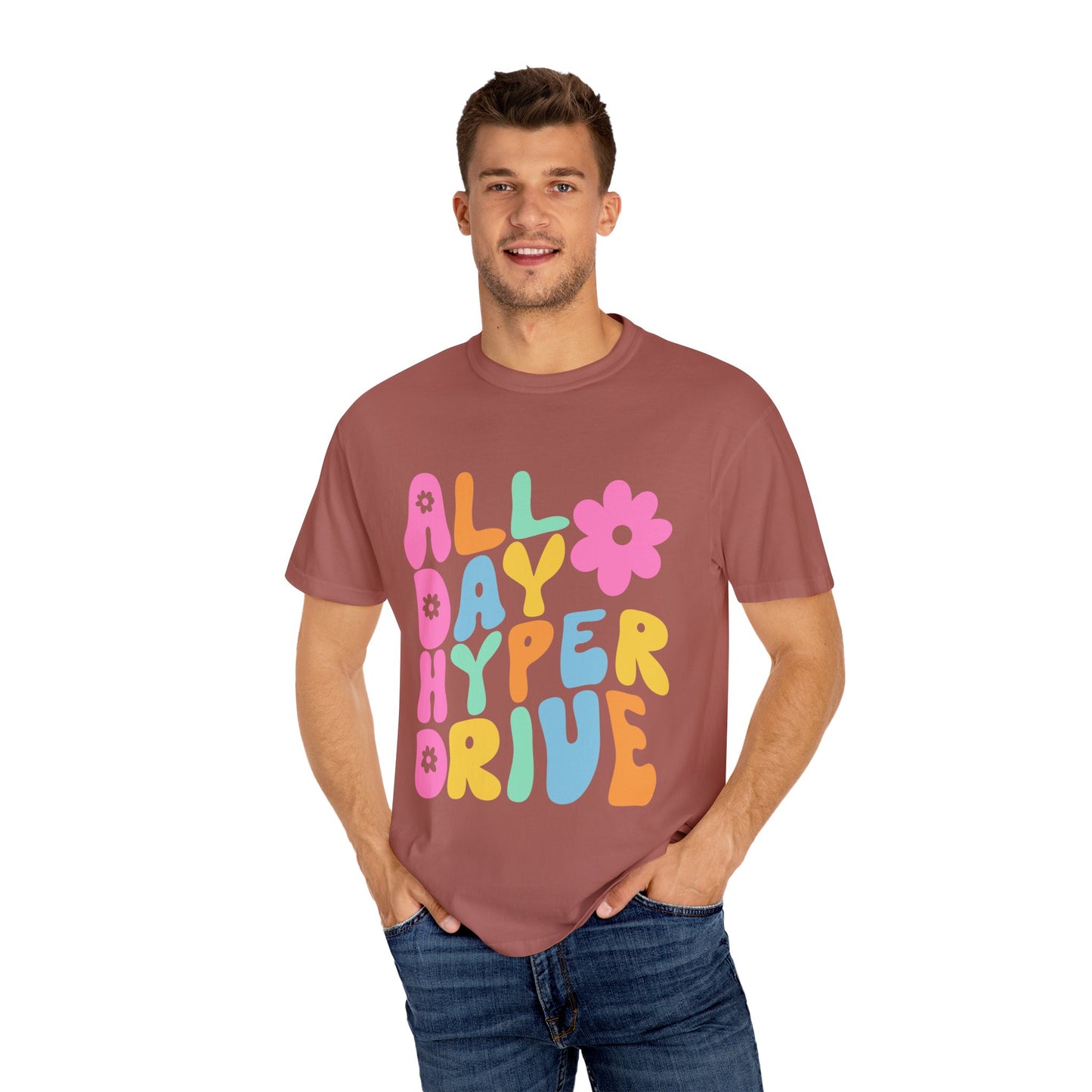 ADHD Funny Floral T-shirt