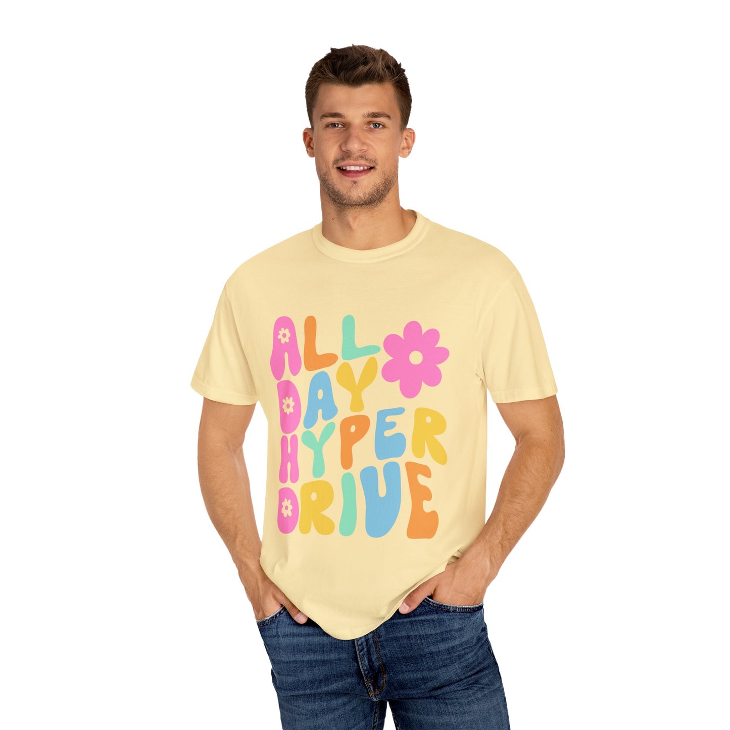 ADHD Funny Floral T-shirt