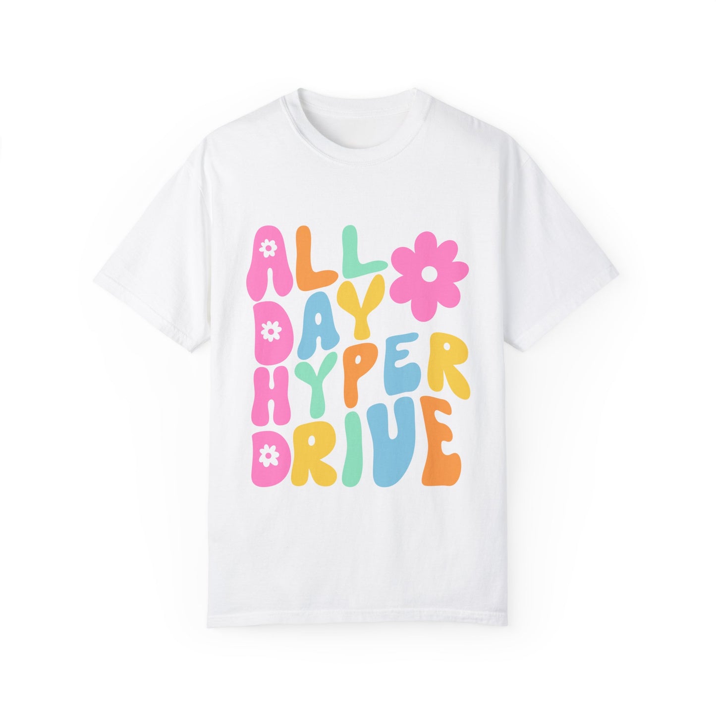 ADHD Funny Floral T-shirt
