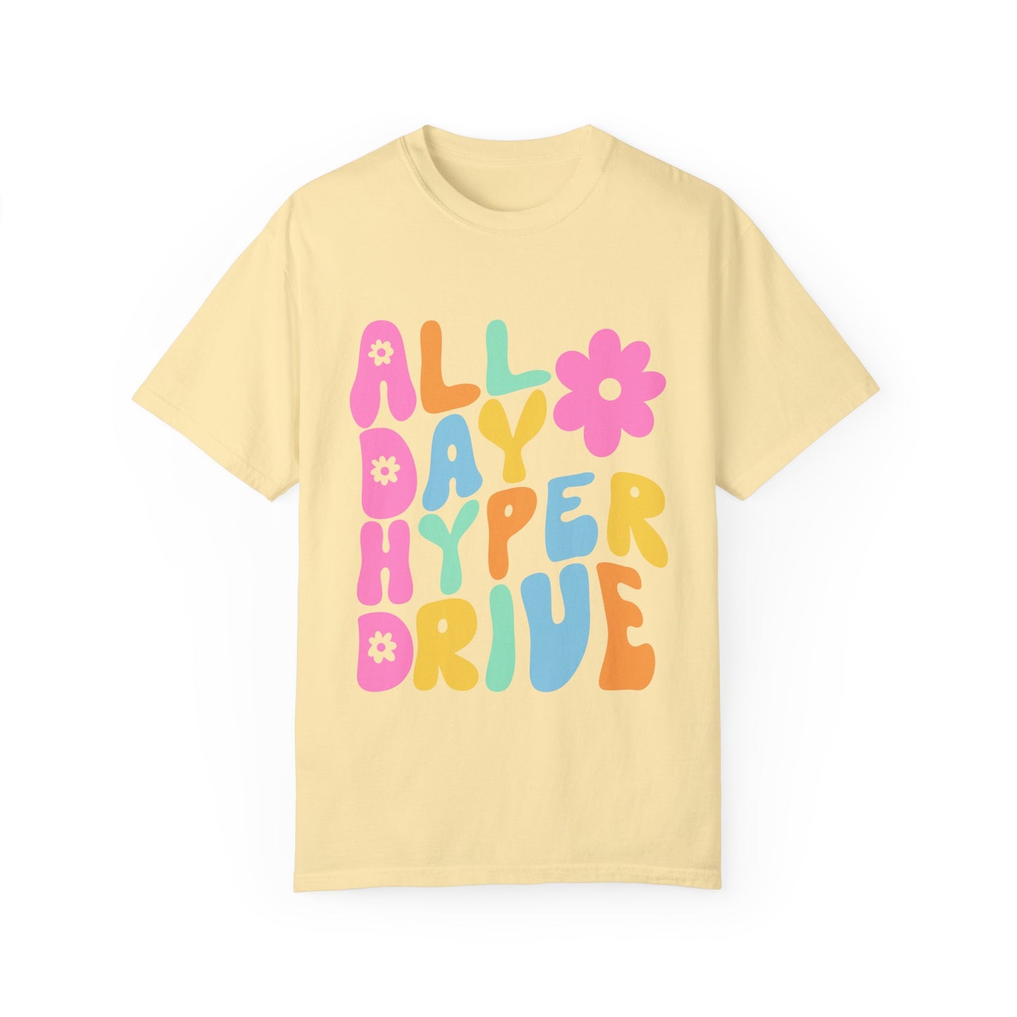 ADHD Funny Floral T-shirt