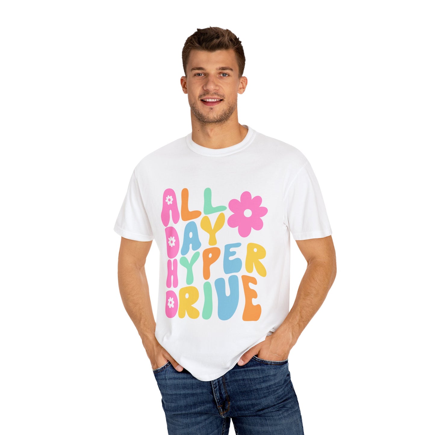 ADHD Funny Floral T-shirt