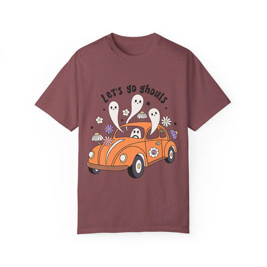 Ghouls Ghost Fall Comfort Colors Cozy Cotton Tshirt