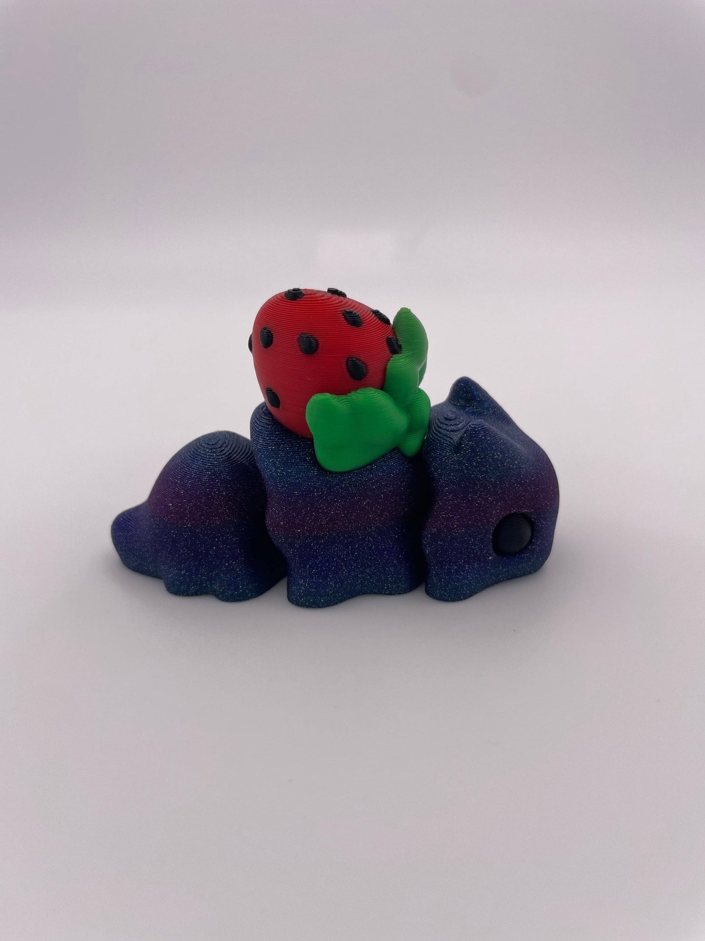 3-D printed strawberry snail