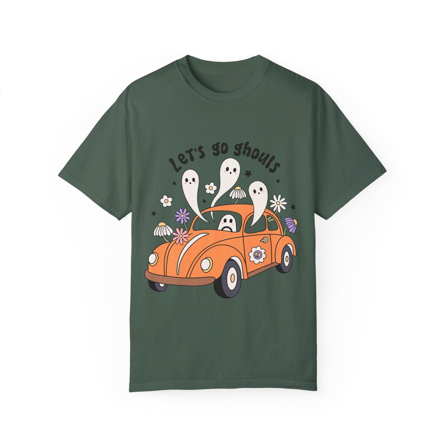 Ghouls Ghost Fall Comfort Colors Cozy Cotton Tshirt