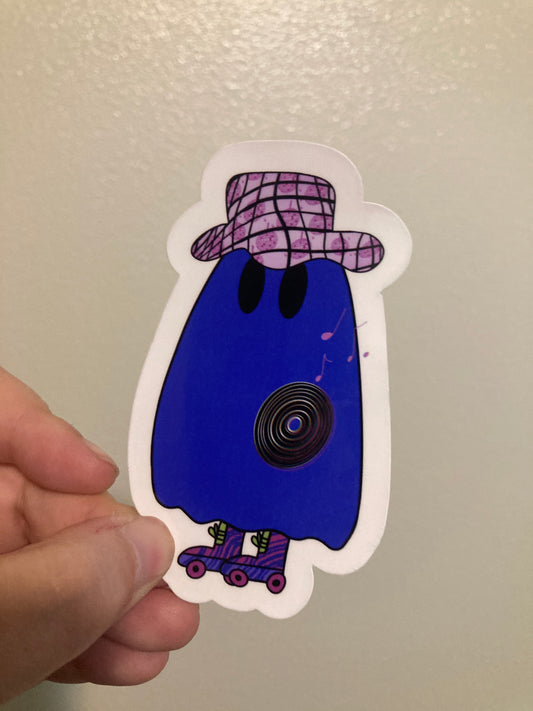 Groovy Ghostie Sticker