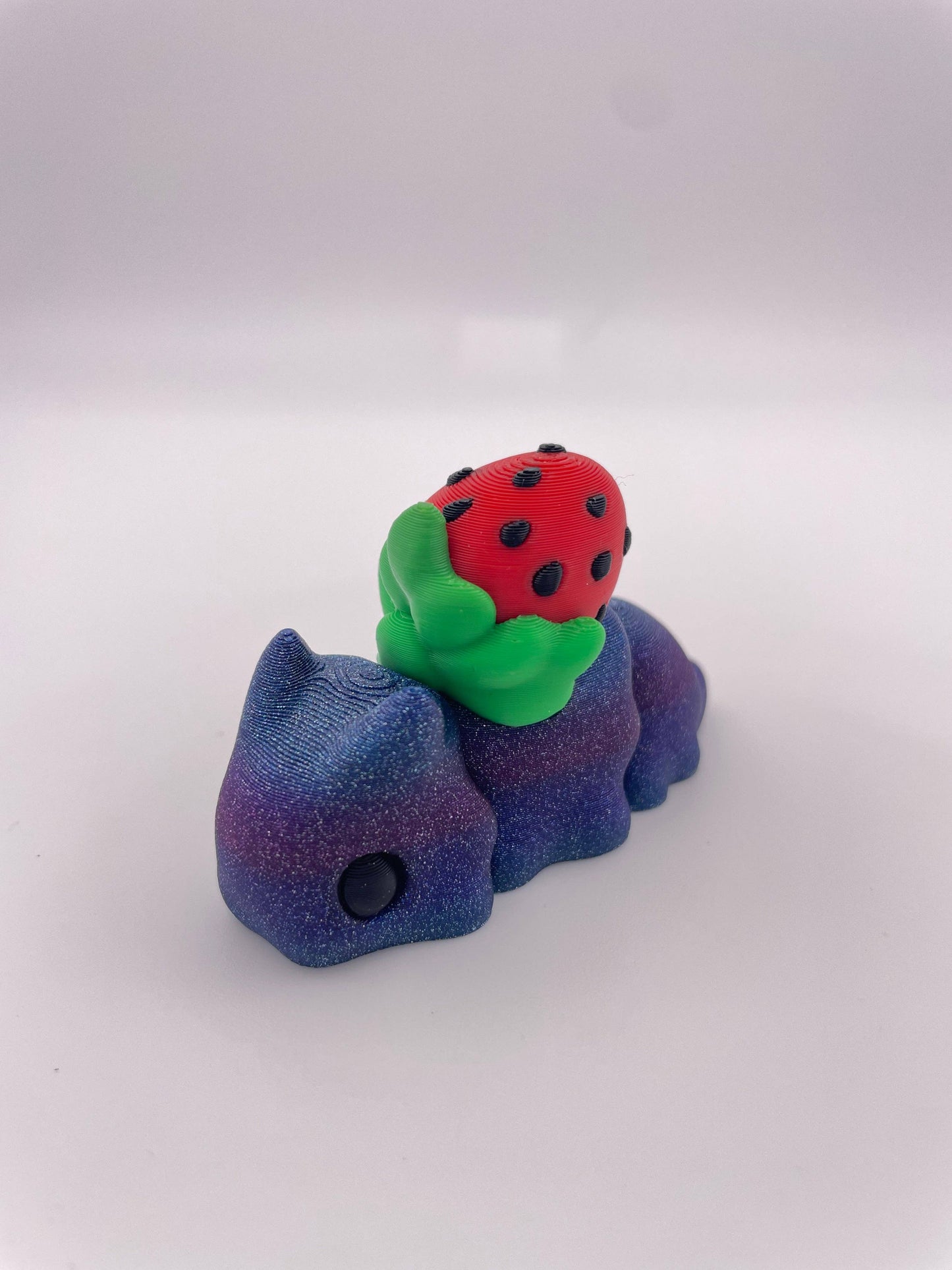 3-D printed strawberry snail