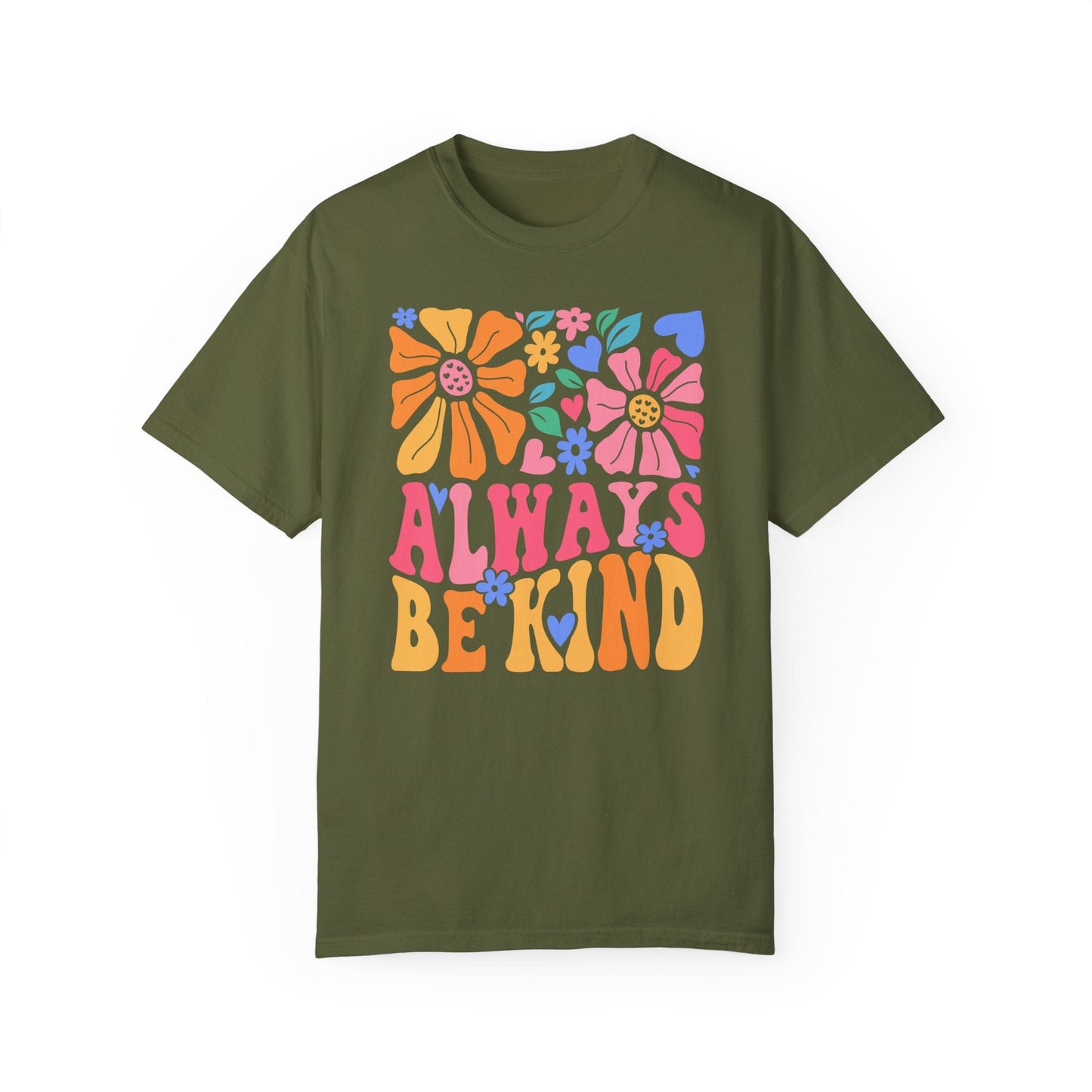 Always Be Kind T-Shirt | Floral Printed T-Shirt | Rainy Day Reader