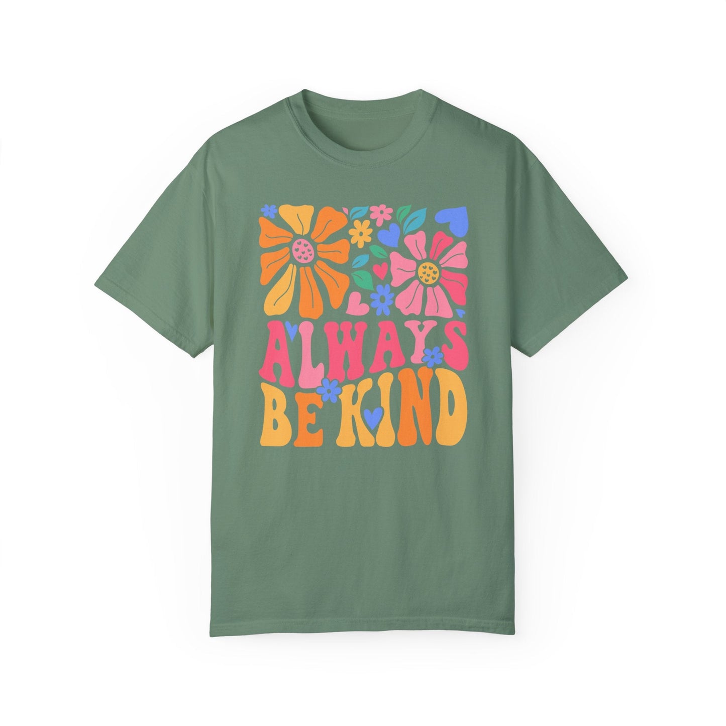 Always Be Kind T-Shirt | Floral Printed T-Shirt | Rainy Day Reader