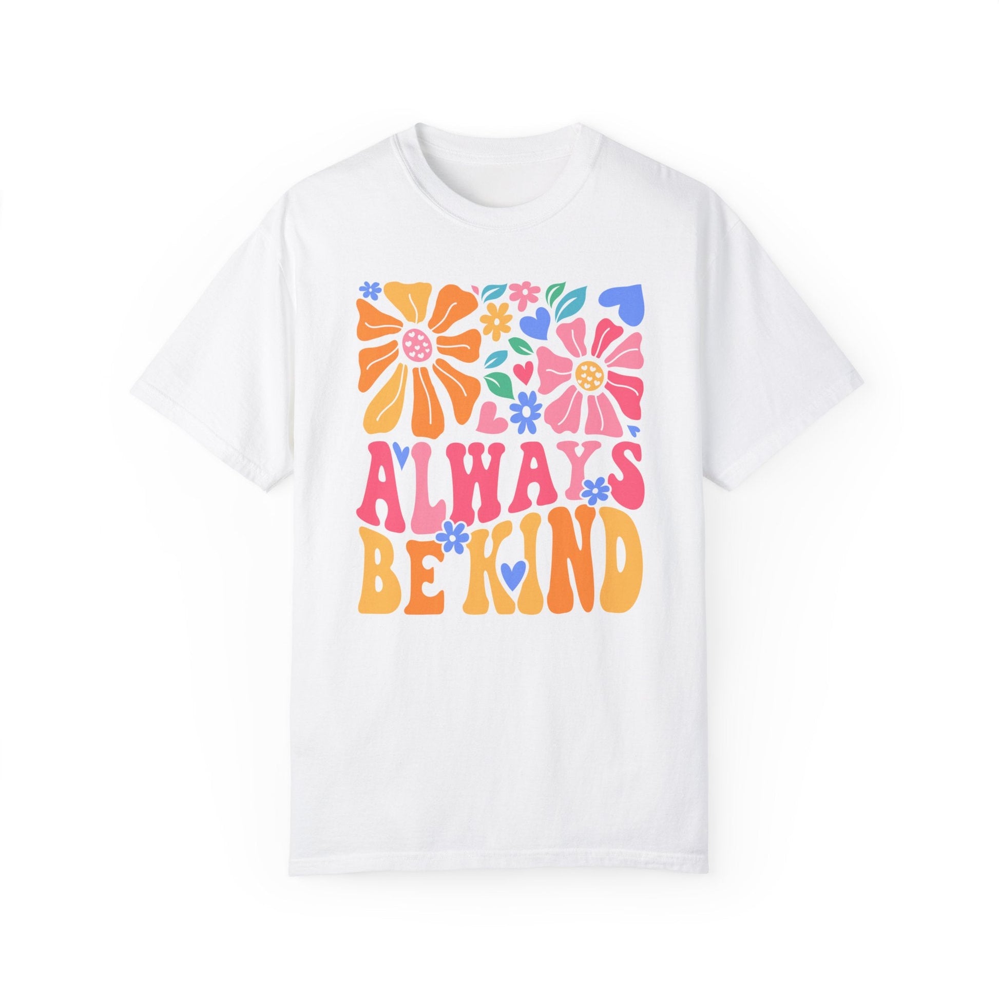 Always Be Kind T-Shirt | Floral Printed T-Shirt | Rainy Day Reader