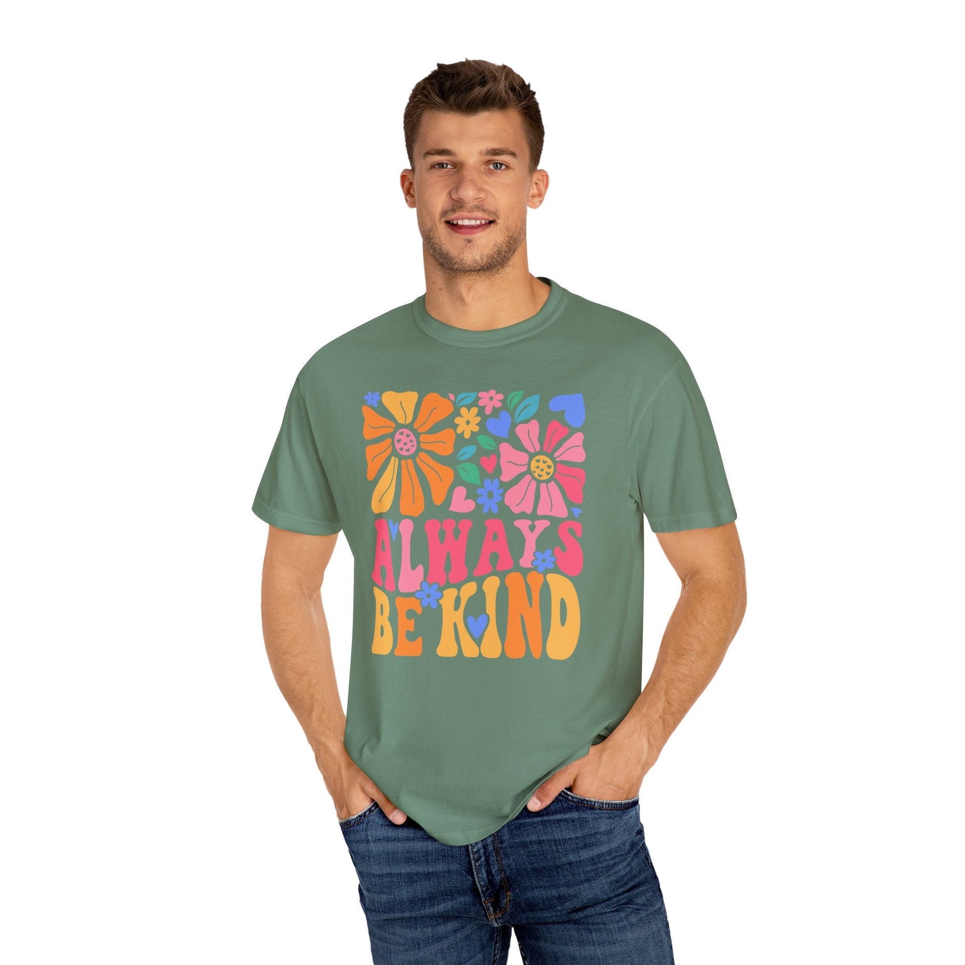 Always Be Kind T-Shirt | Floral Printed T-Shirt | Rainy Day Reader