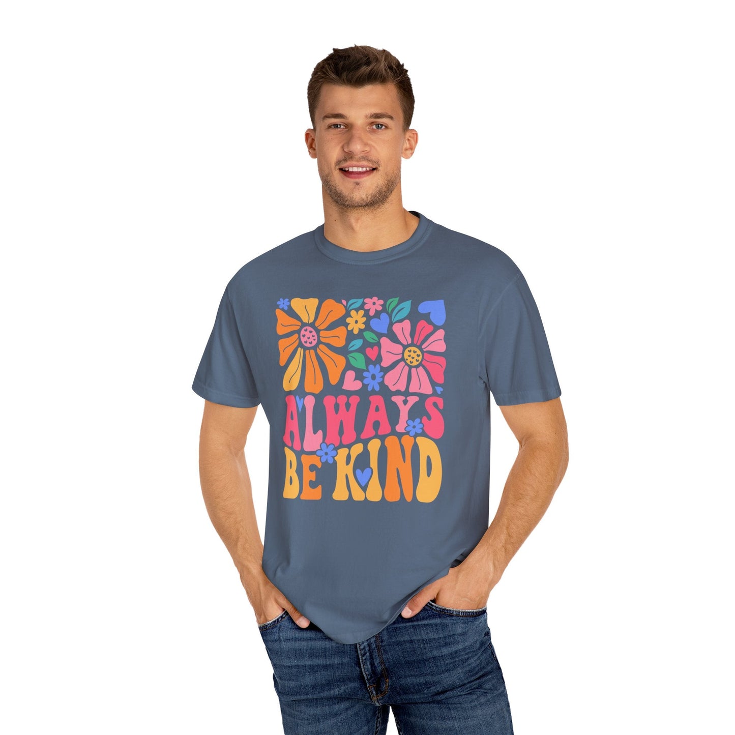 Always Be Kind T-Shirt | Floral Printed T-Shirt | Rainy Day Reader