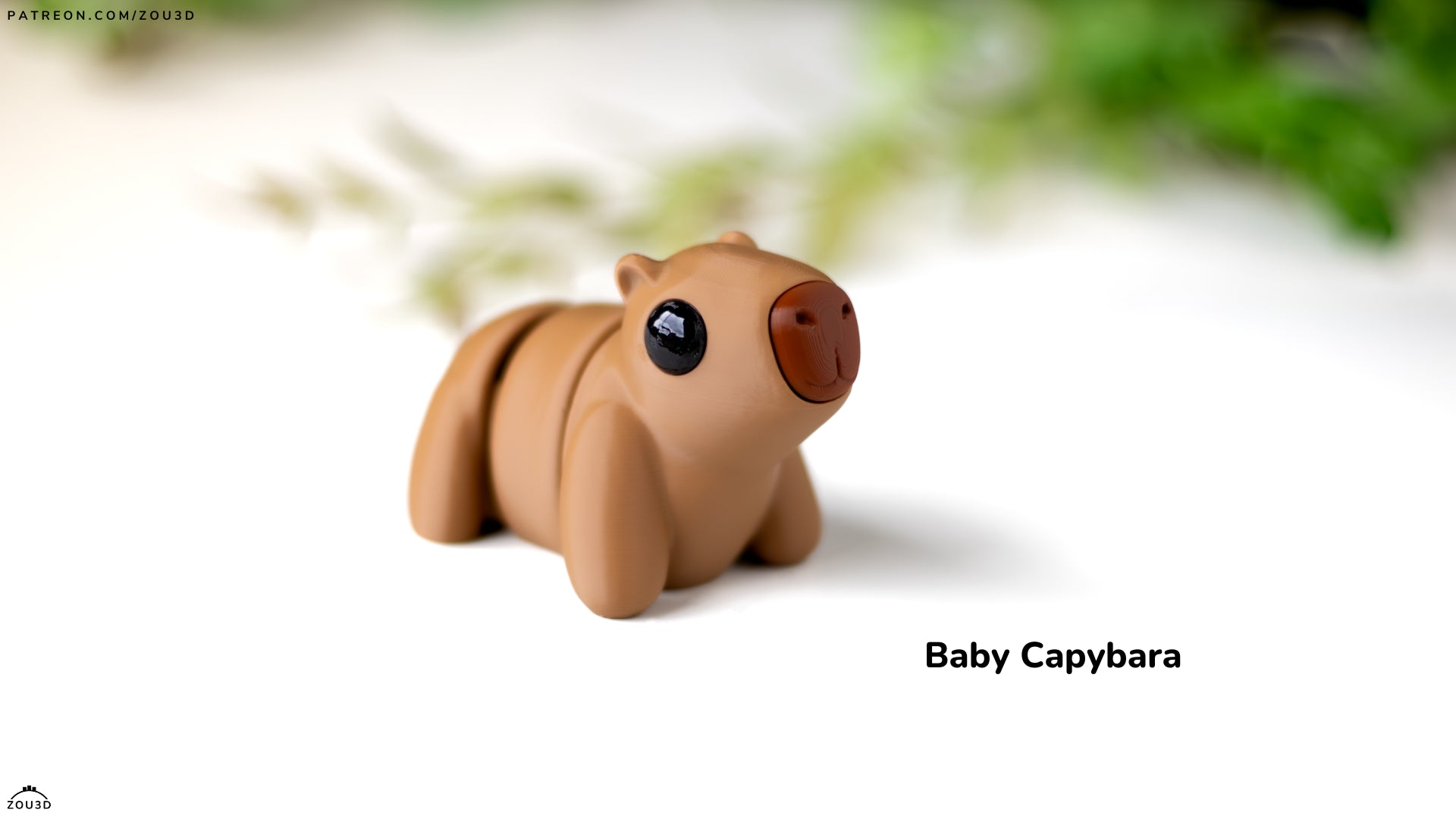 Baby Capybara Fidget - Rainy Day Reader