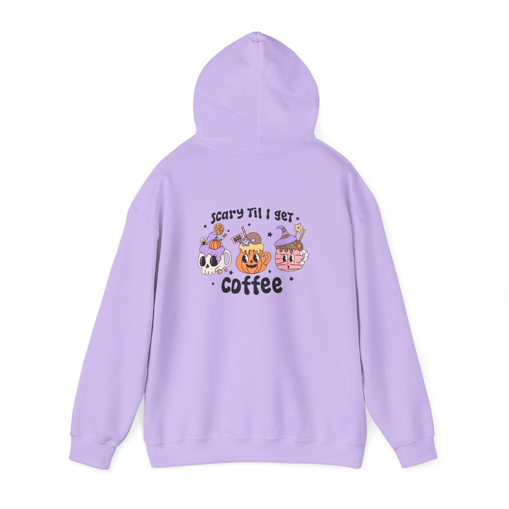 Cozy Spooky Coffee Unisex Heavy Blend Hoodie - Rainy Day Reader