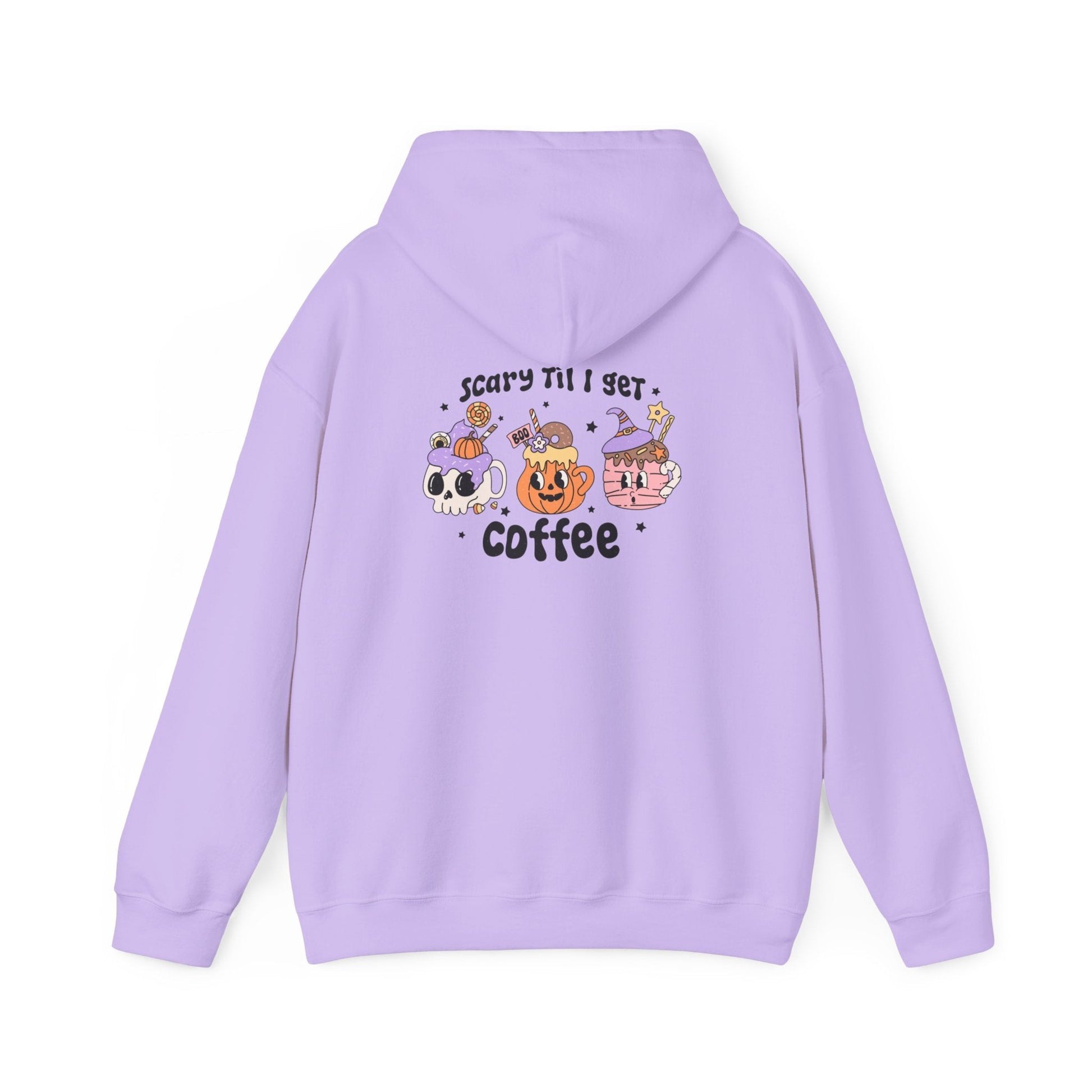 Cozy Spooky Coffee Unisex Heavy Blend Hoodie - Rainy Day Reader