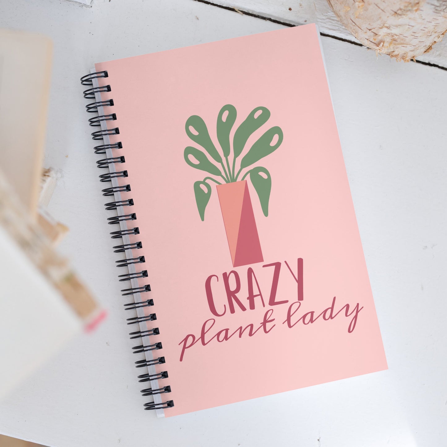 Crazy Plant Lady Spiral Notebook - RainyDayReader