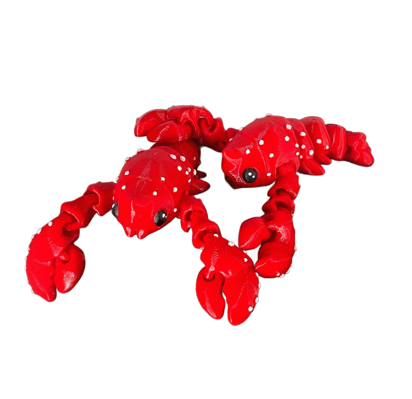 Articulated Lobster and Bucket Fidget Toy Set