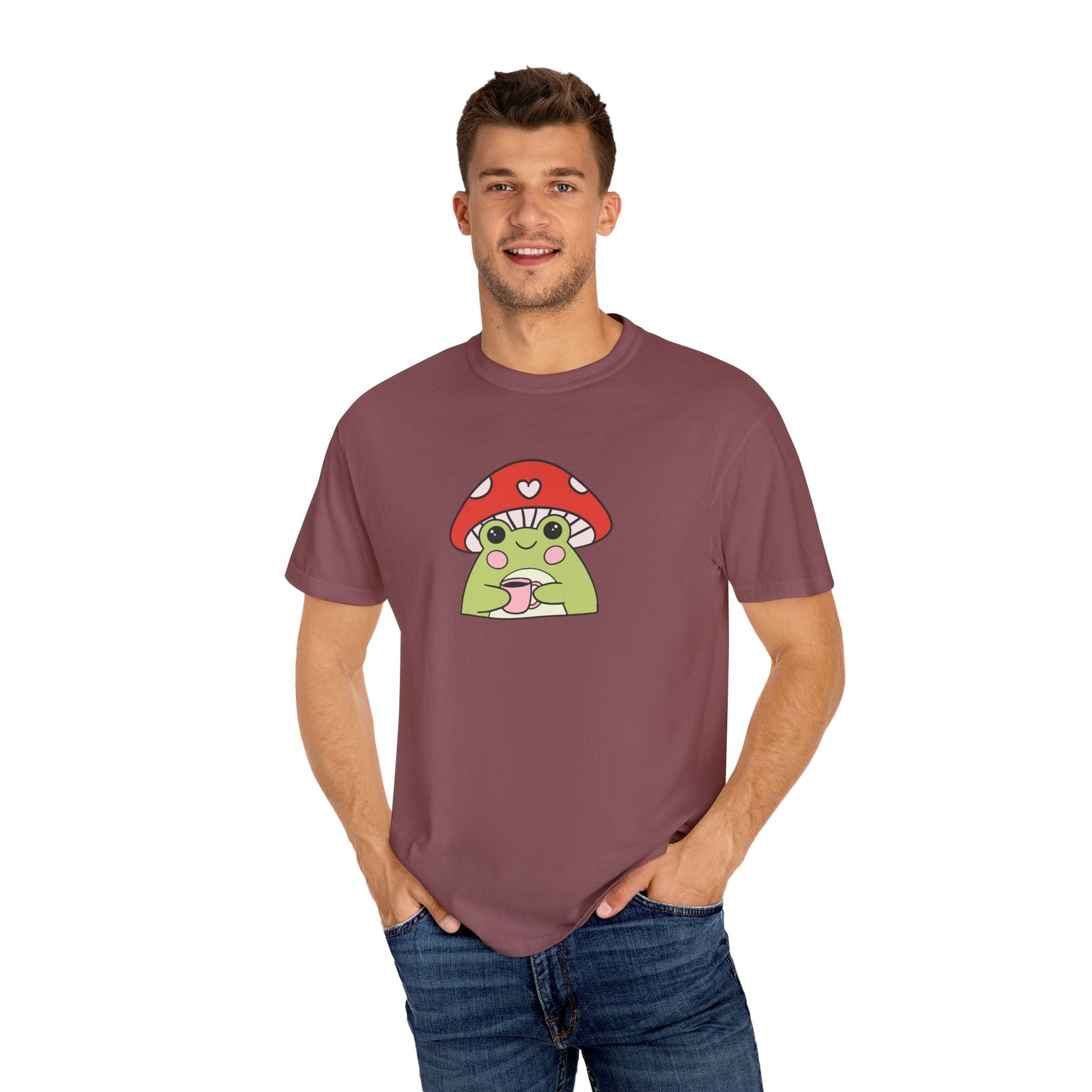 Mushroom Frog T - shirt - RainyDayReader