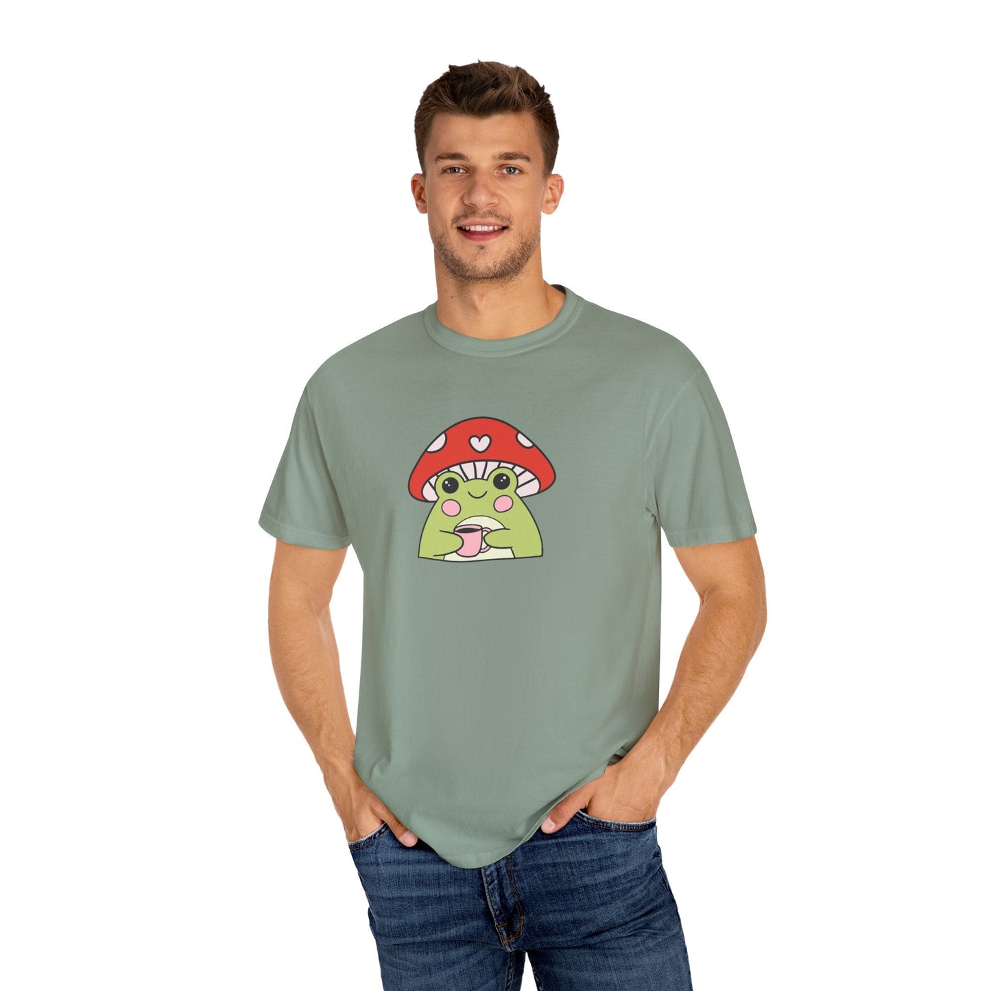 Mushroom Frog T - shirt - RainyDayReader