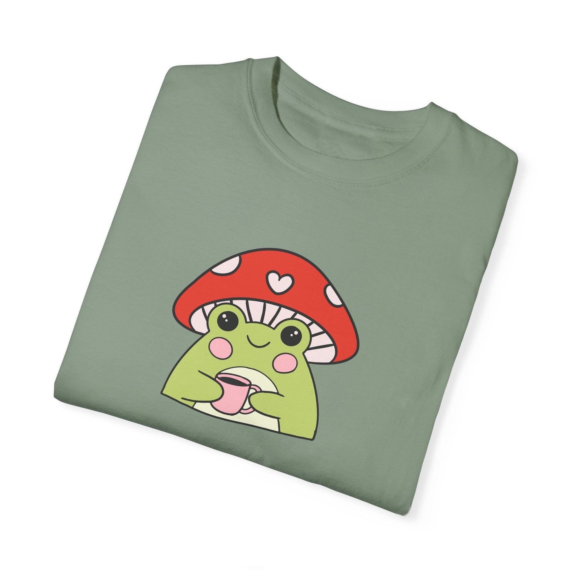 Mushroom Frog T - shirt - RainyDayReader