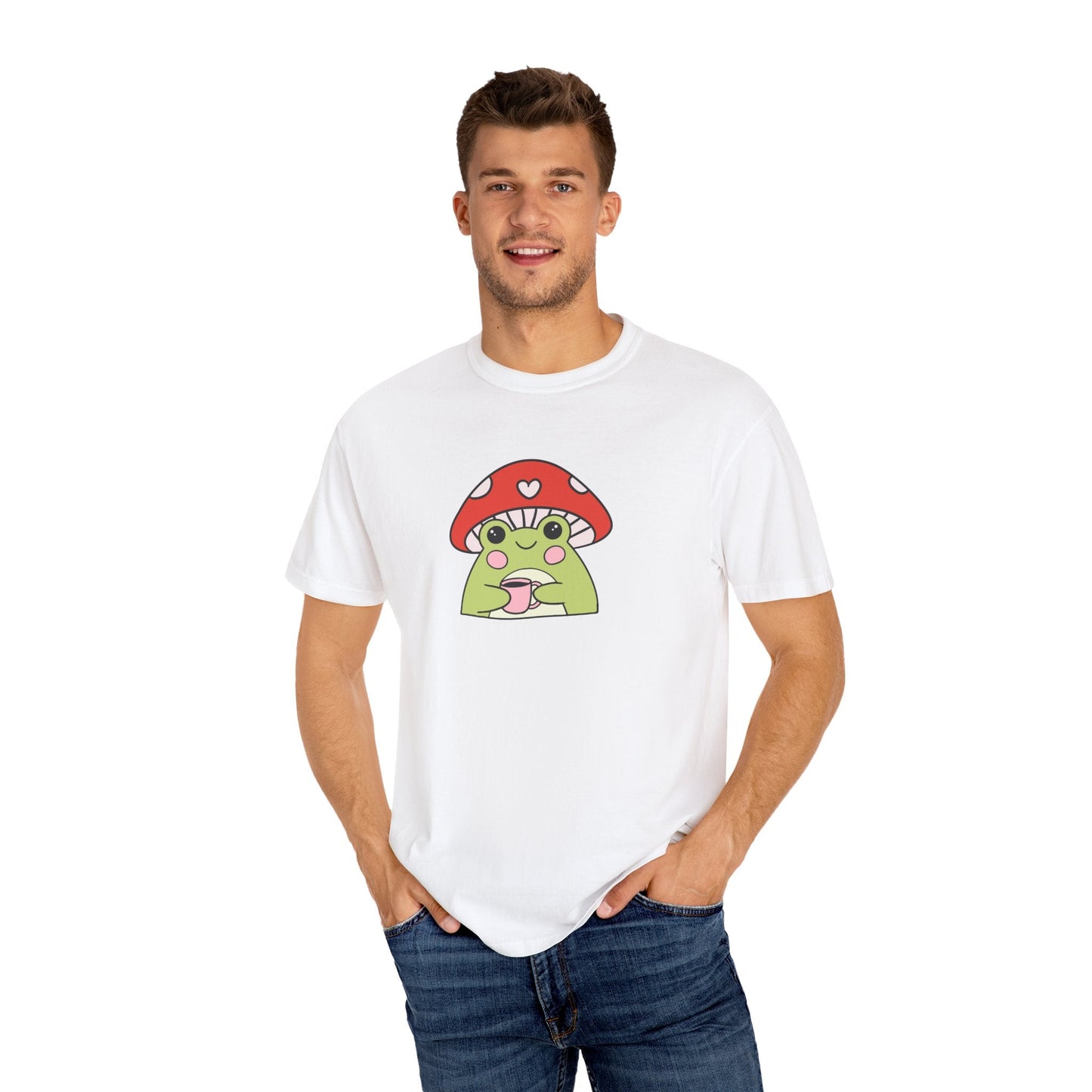 Mushroom Frog T - shirt - RainyDayReader