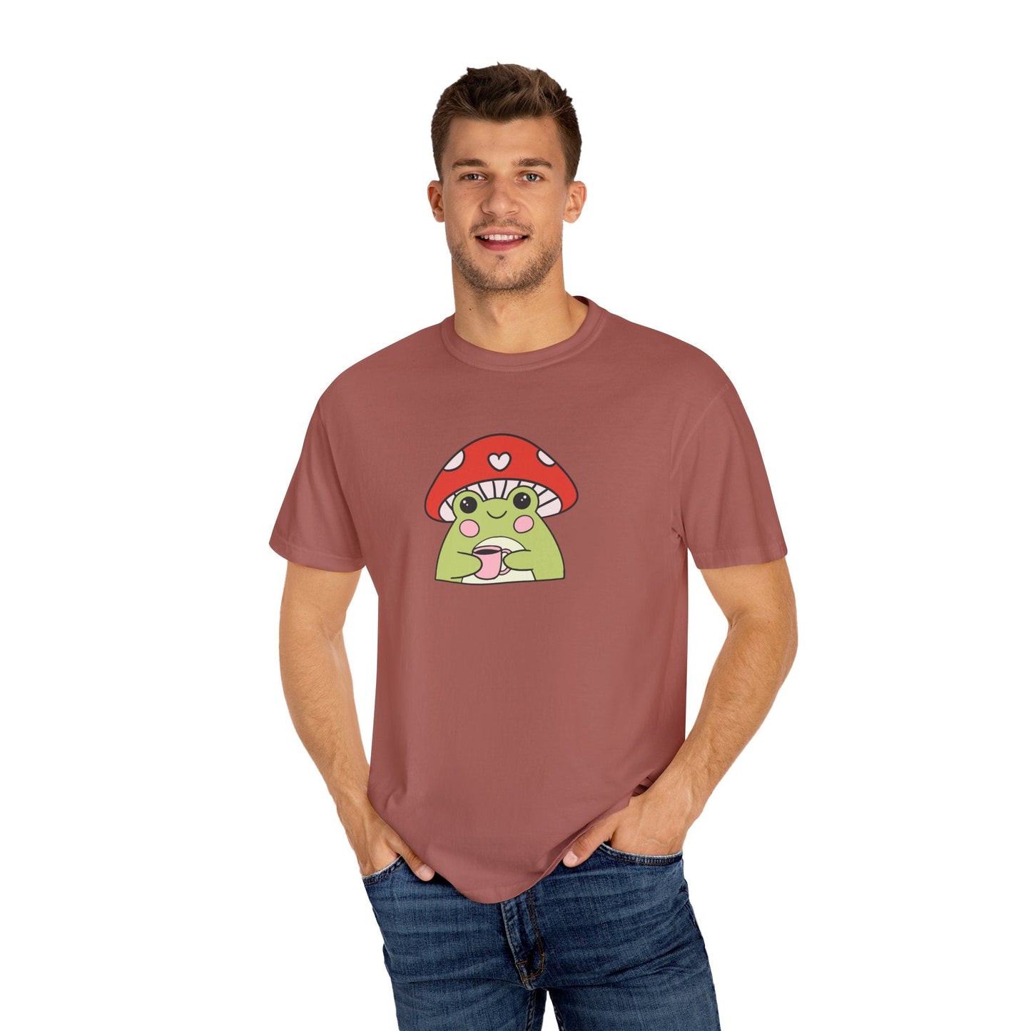 Mushroom Frog T - shirt - RainyDayReader