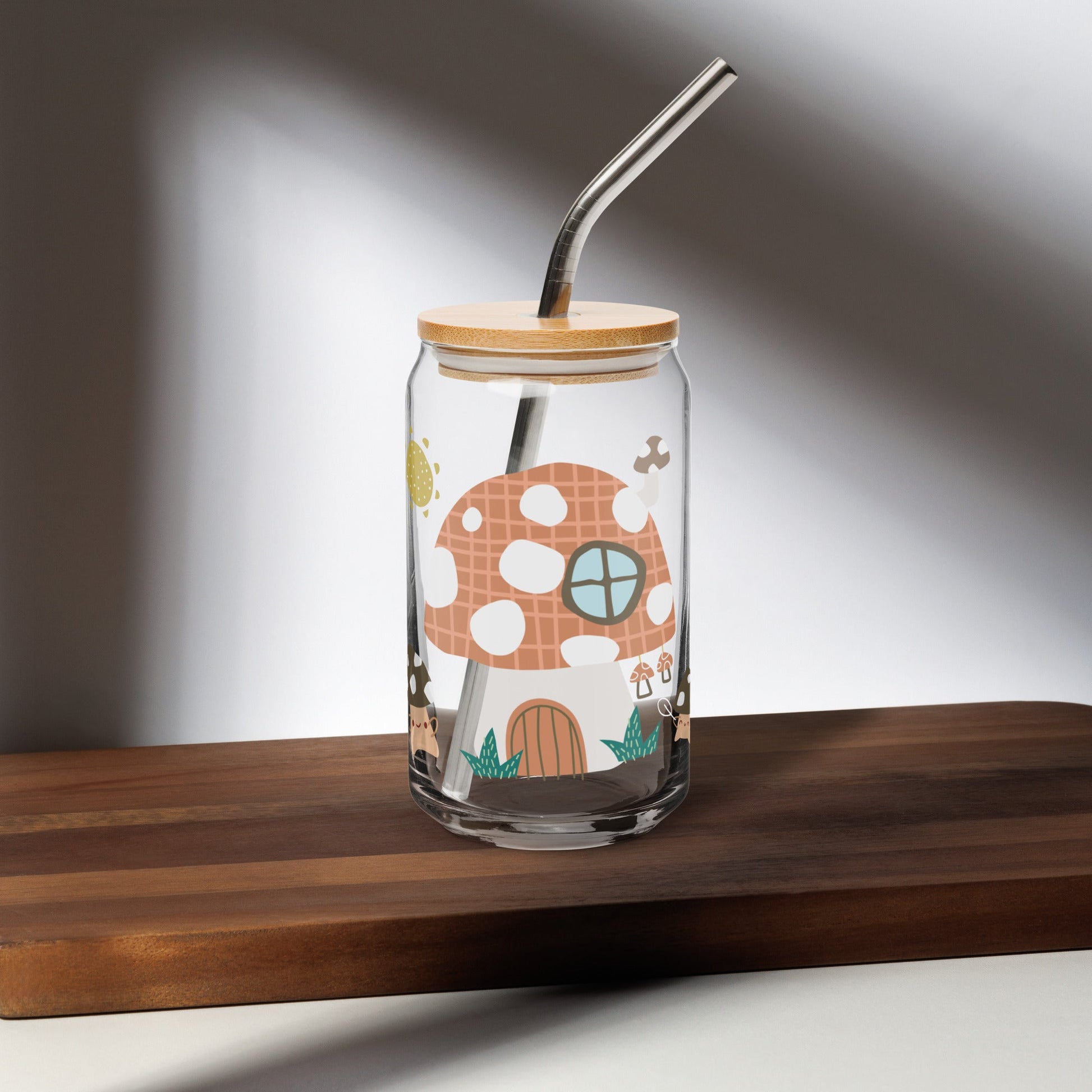 Mushroom Iced Coffee Cup - RainyDayReader