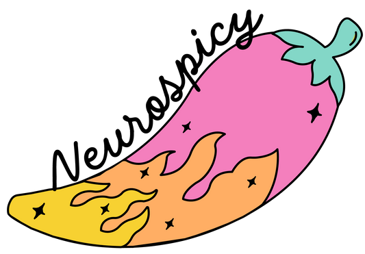 Neuro Spicy Sticker - RainyDayReader