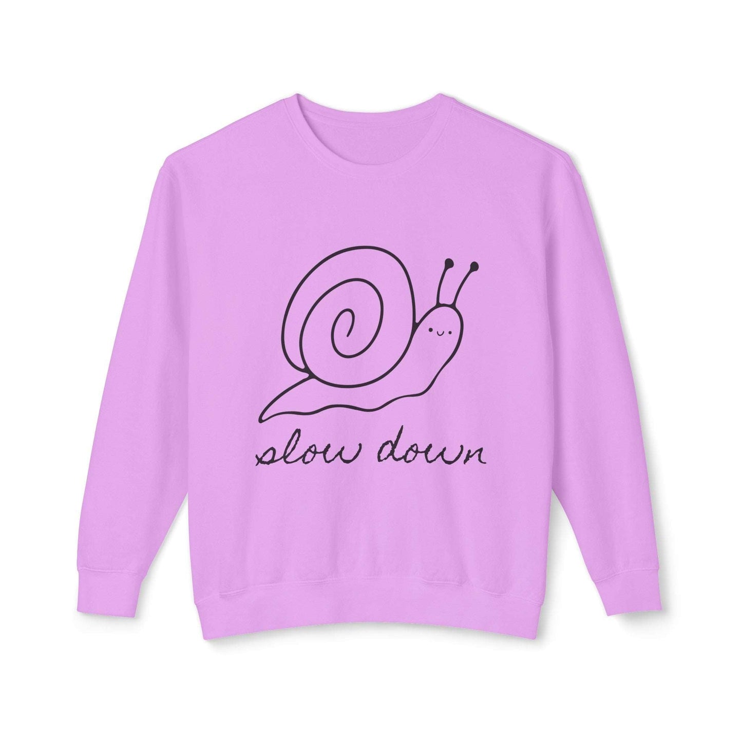 Snail Cozy Crewneck Sweatshirt - RainyDayReader