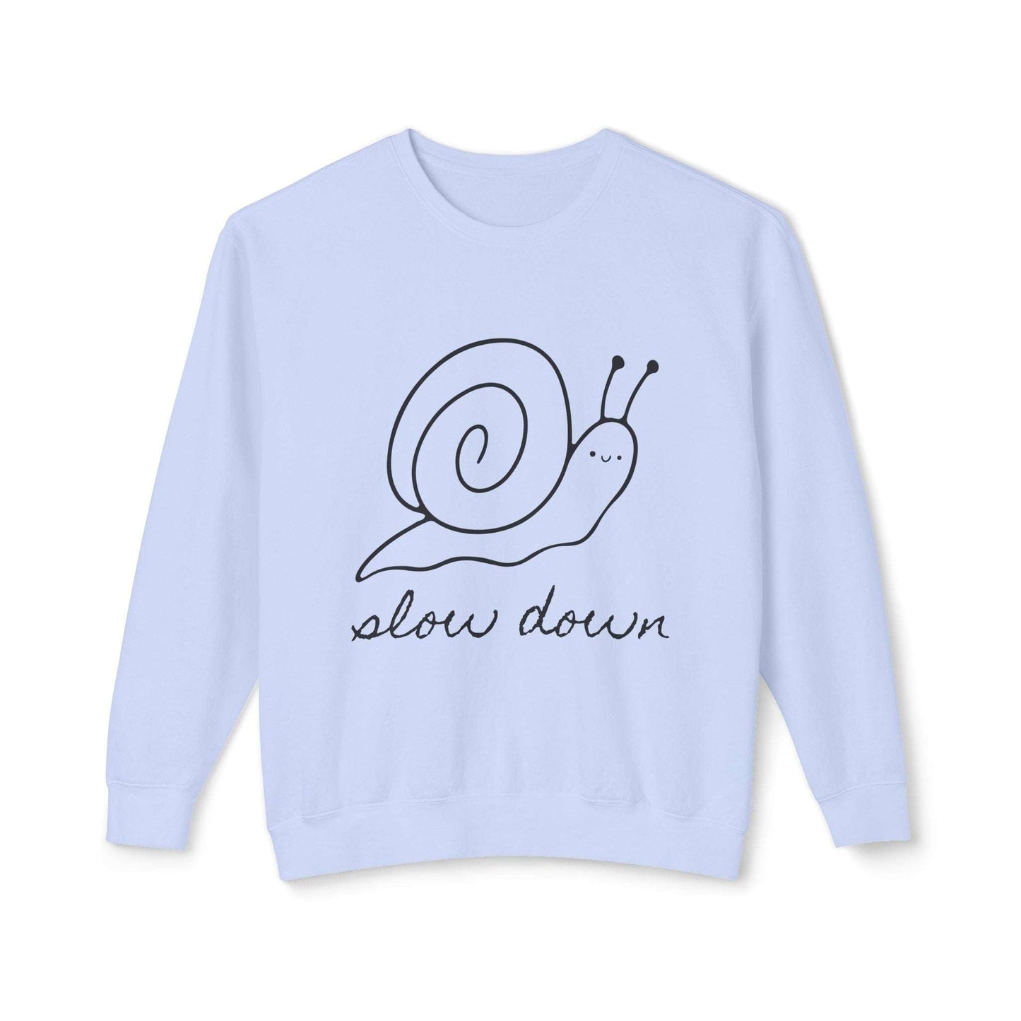 Snail Cozy Crewneck Sweatshirt - RainyDayReader